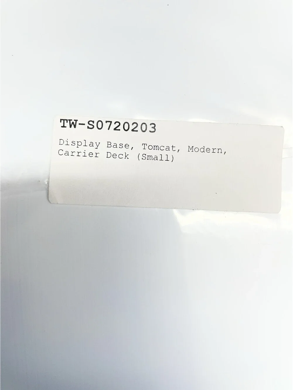Display Base, Tomcat, Modern, Carrier Deck (Small)